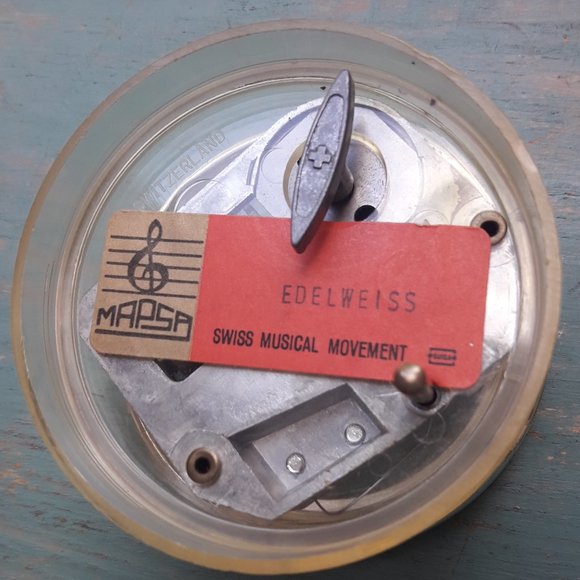 Music Box Replacement Switzerland Mapsa Swiss Musical Movement SONG Edelwiess - Picture 4 of 16